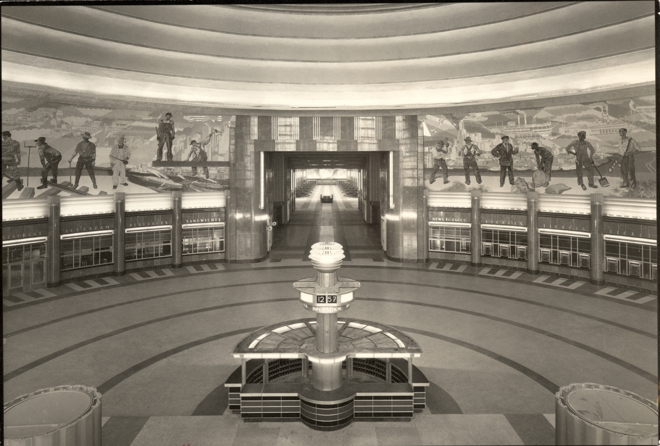 Historic image of union terminal rotunda/mosaics