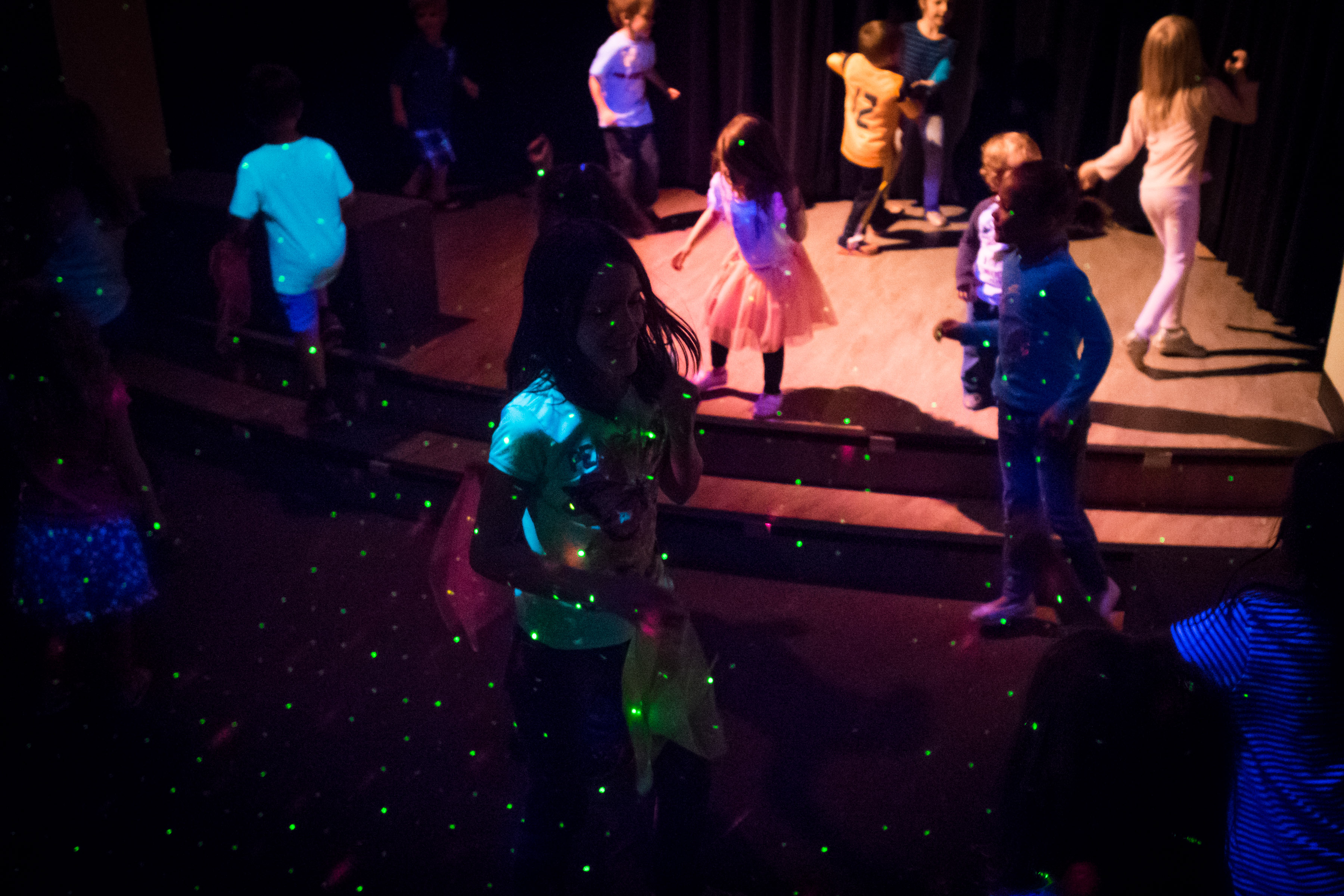 image of children participating in a dance party