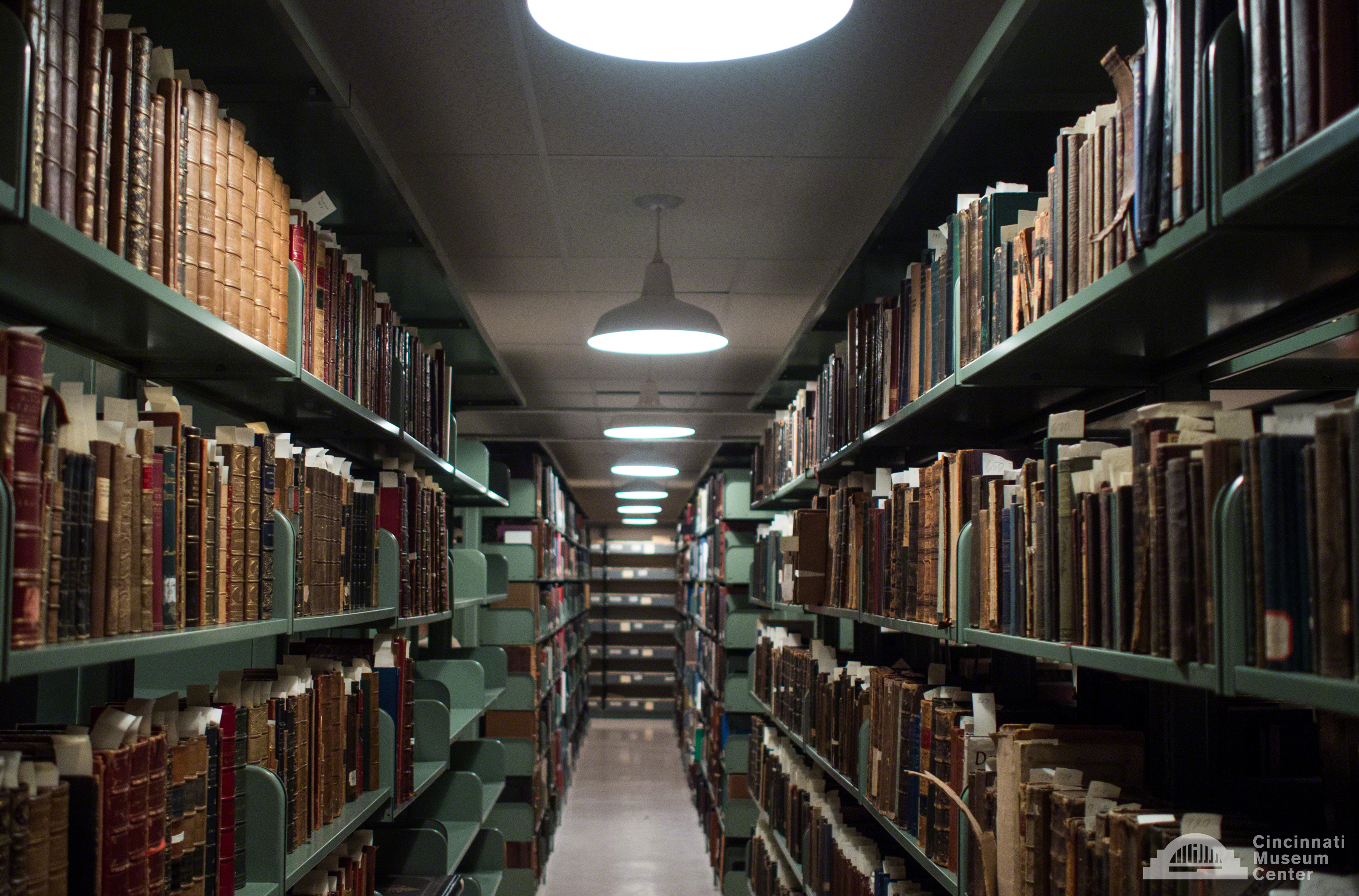 printed works photo of library archives at CMC