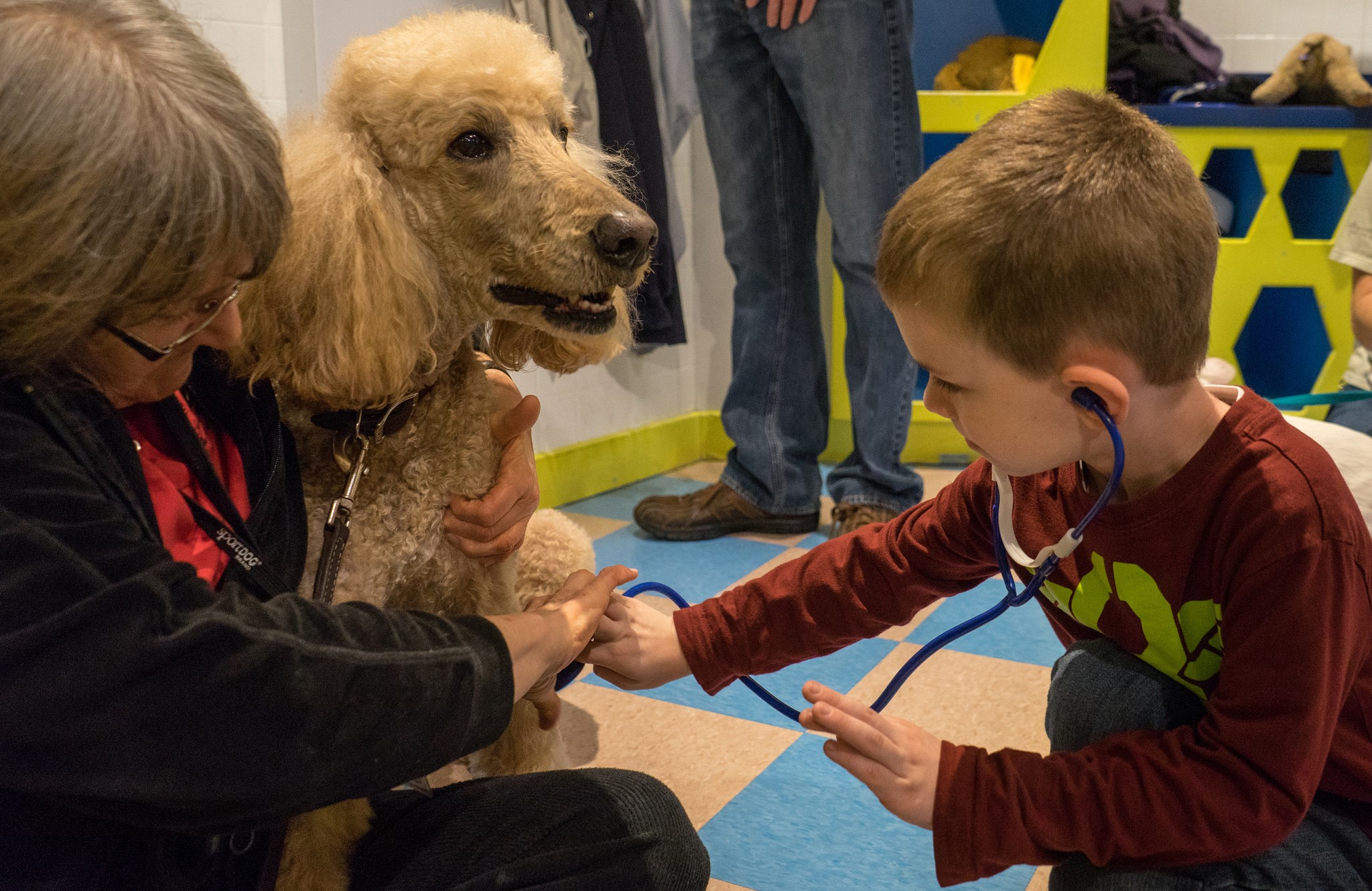 little kid heartbeat dog