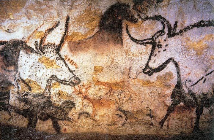 photo of children in the cave