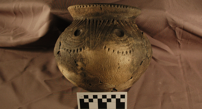 The Fisher Phase pottery vessel after reconstruction
