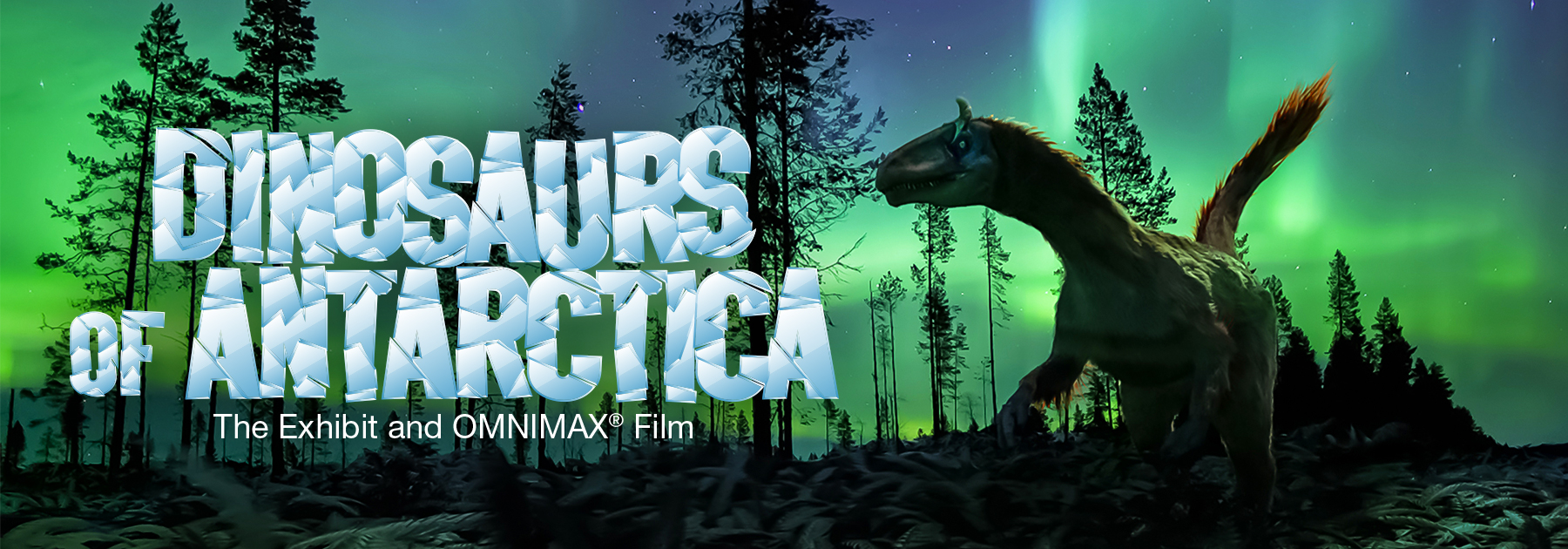 Promotional image from Dinosaurs of Antarctica exhibit