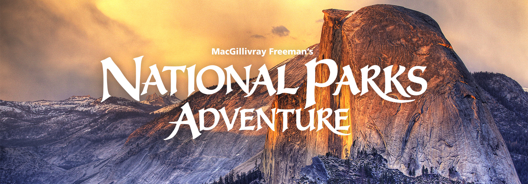 National Parks Adventure Promotional image from the omnimax film National Parks Adventure