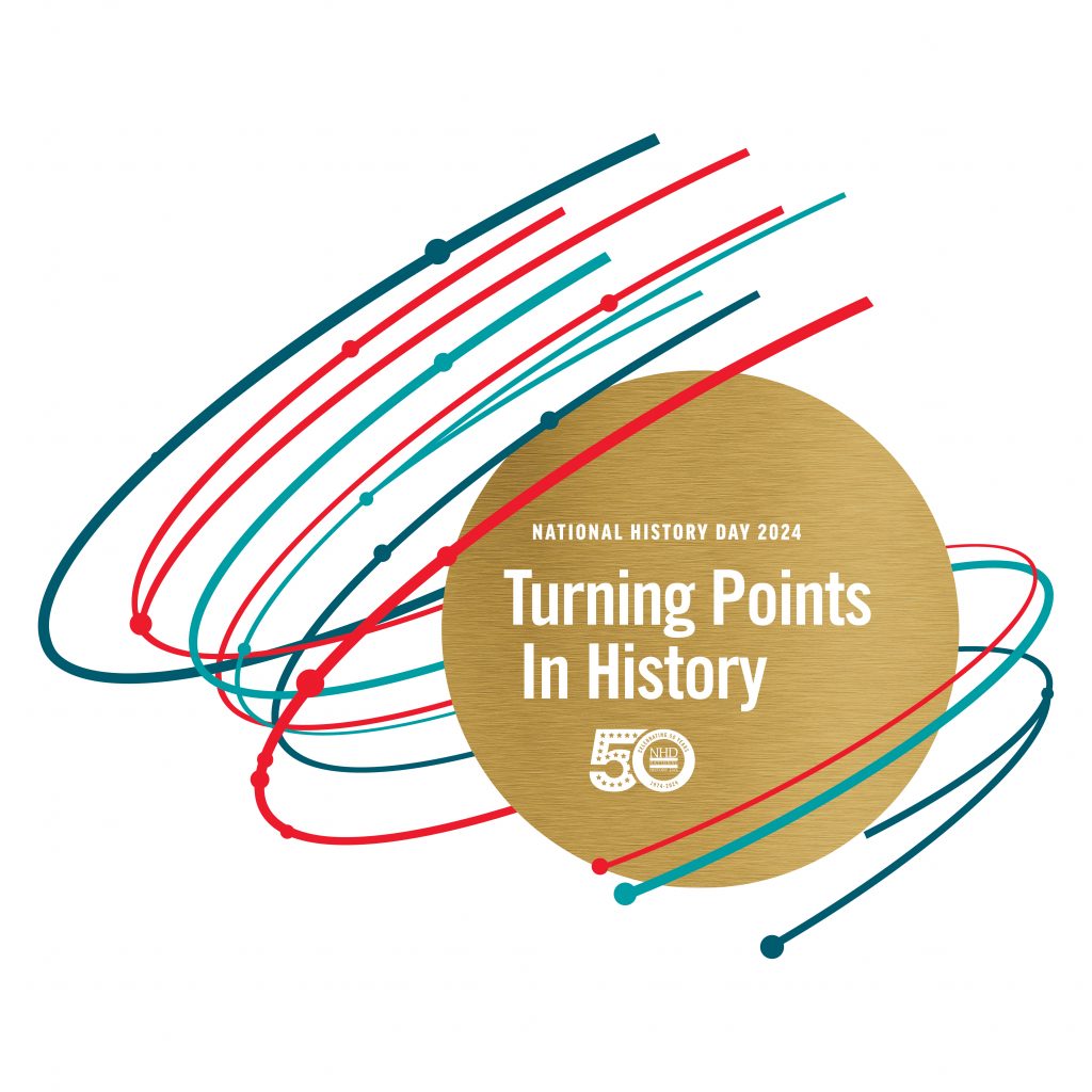 NATIONAL HISTORY DAY 2024 Turning Points In Historv logo