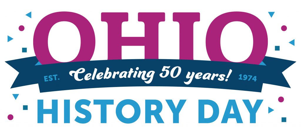 Ohio History Day 50th Anniversary logo