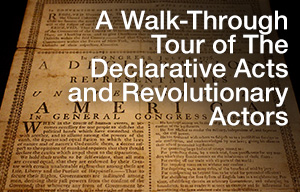 Cincinnati Heritage Programs Exhibit Tour of Declarative Acts and Revolutionary Actors